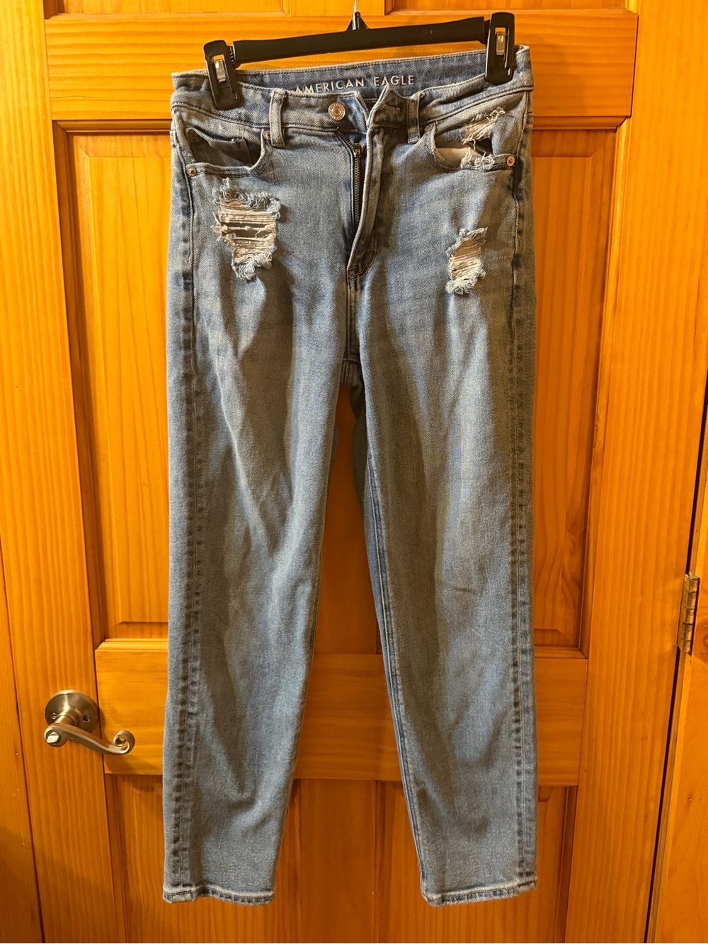 AE mom straight jean